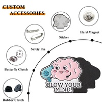 Fabricante de insignias de China, venta al por mayor de artesanías metálicas, broches de esmalte suave personalizados de dibujos animados, pines de solapa de esmalte duro