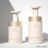 150ml 200ml Mini bouteille de pompe à Mousse en plastique étiquette de lavage du visage emballage distributeur de Mousse PET pour Gel douche