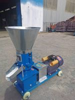 Machine à granulés d'aliments pour animaux commerciale KR-150, compatible avec plusieurs matières premières (maïs, paille, son), pour une production d'aliments à haute teneur en granulés