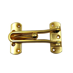 Cerradura de puerta de hotel de seguridad de material de aleación de zinc Satén Oro hebilla portero perno satén - Product Image 1