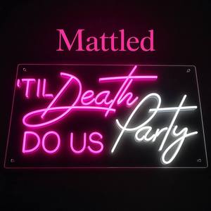 Insegna al Neon LED Personalizzata con Trasformatore, Telecomando e WiFi - "Til Death Mr & Mrs Better Together" per Decorazioni Matrimoniali - Product Image 4