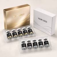 2ml/3ml/10ml Şişe Ambalaj Kutusu için Su Geçirmez Ambalaj Etiketi ve Kutusu (Peptid için)
