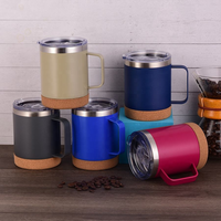Ensemble de tasses à café isothermes à double paroi, sans BPA, personnalisées, anti-fuite, écologiques, pour le bureau, coffret cadeau pour fête, réutilisables