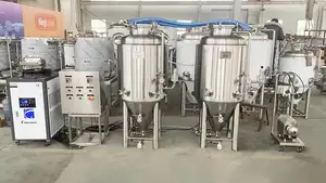 1BBL 200l2BBL発酵槽ディンプルジャケット醸造ビール機器電気ビール醸造システムからパルプおよび自家醸造所へ
