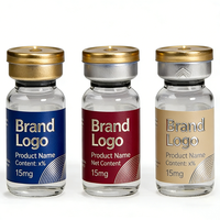Étiquettes liquides BOPP pour flacons, rouleaux adhésifs en PVC vinyle, autocollants pour emballages de médicaments avec codes-barres, imperméables, résistants à la chaleur, forte adhérence