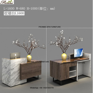 Semplice e moderno custom made salone di bellezza reception/<span class=keywords><strong>bar</strong></span> contatore - Product Image 1