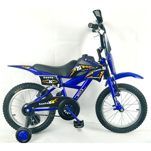 Nouveau vélo <span class=keywords><strong>MOTO</strong></span> Kidsren's pour enfants de 3 à 7 ans système de freinage de ligne de frein de fourche en acier Cycle élégant pour garçons filles - Product Image 1