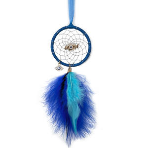 Attrape-rêves <span class=keywords><strong>en</strong></span> plumes <span class=keywords><strong>de</strong></span> style indien décor à la maison voiture suspendu arbre <span class=keywords><strong>de</strong></span> vie attrape-rêves <span class=keywords><strong>en</strong></span> cristal - Product Image 3