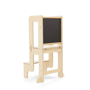 Silla de Escritorio Transformable <span class=keywords><strong>para</strong></span> Niños, Escalera, Reposapiés, Torre de Aprendizaje con Pizarra - Product Image 1