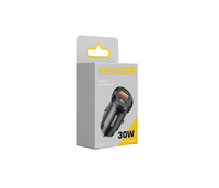 Essager 2022 Gyroscope Fasr 30W 45W Mini chargeur de voiture à 2 ports USB Type C avec Protection contre les surcharges