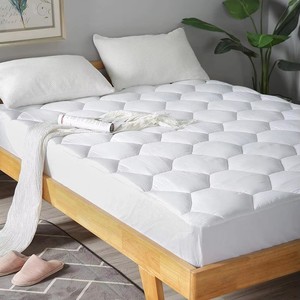 Protège-matelas matelassé à poches profondes, en <span class=keywords><strong>duvet</strong></span> alternatif, pour toutes les tailles <span class=keywords><strong>de</strong></span> lit - Product Image 1