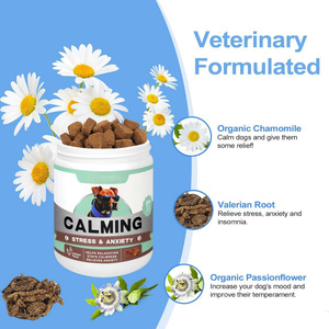 Suplementos Masticables Suaves para el Cuidado de la Salud del Perro, con Magnesio para el Equilibrio Emocional, Masticables Suaves Calmantes - Product Image 2