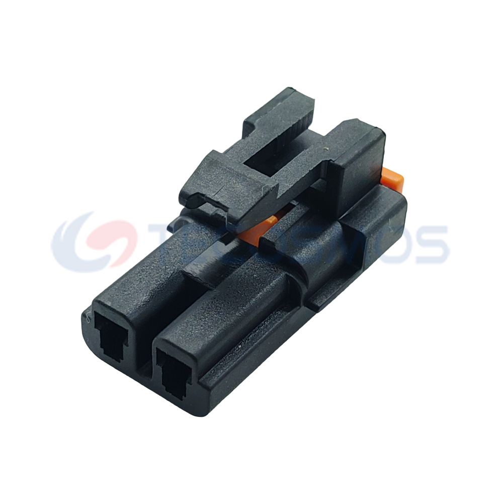 Waterproof IP66 Copper Contact Nylon/ABS Housing Wire Harness Blower Resistance Plug for Car 2-Pin Female CT2-0270M