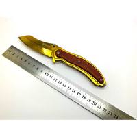 Type de matériau en acier inoxydable Couteau utilitaire de survie tactique en plein air Chasse Camping Couteaux de poche pliants