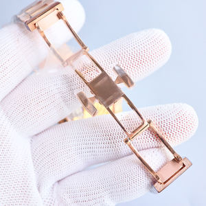 Montre de luxe vintage sportive, hommage au design octogonal, lunette incrustée de pierres précieuses colorées, bracelet finition satinée, étanche 30m - Product Image 6