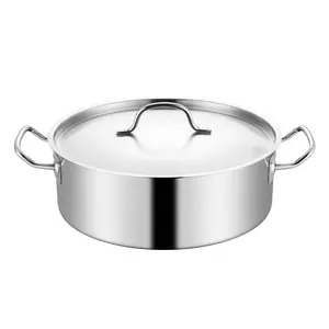 High Quality hot pot Wok Cookware cooking soup pot Frying Pan stainless steel casserole pot
