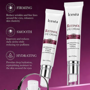 Crème pour les yeux à la vitamine E nourrissante, au rétinol et aux peptides, sans cruauté, sans alcool, non comédogène, marque privée - Product Image 4