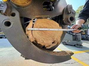 Cizalla para Árboles XUVOL con Garra Giratoria y Motosierra, Máquinas Forestales para Cortar Ramas, Garra para Madera para Excavadora - Product Image 5