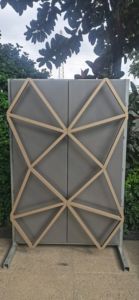 Panneaux de mur-rideau contemporains en aluminium, surface anodisée, anti-corrosion, pour applications extérieures de bâtiments - Product Image 4