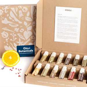 <span class=keywords><strong>Kit</strong></span> d'infusion de gin DIY : Ensemble de 12 épices botaniques pour cocktails - Product Image 1