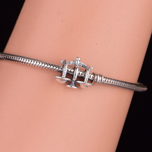 Ajuste Original Pan Charms pulsera <span class=keywords><strong>925</strong></span> plata esterlina Ley escalas de Justicia cuenta para mujer fabricación de joyas - Product Image 5