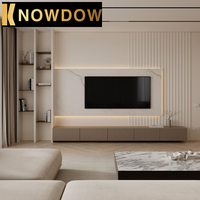 Meuble TV Knowdow sur mesure, style moderne et minimaliste, en bois massif, design sur mesure pour salon, bureau, extérieur, meuble TV de luxe