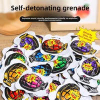 Jouet explosif de simulation de grenade autodestructrice, pétard gonflable automatique à effet de choc et de bruit, phénomène viral sur internet