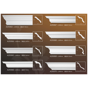 Moulure <span class=keywords><strong>de</strong></span> plafond en PU, moderne, légère, facile à installer, qualité export, adhésif uniquement, installation <span class=keywords><strong>de</strong></span> corniche, utilisation <span class=keywords><strong>salle</strong></span> <span class=keywords><strong>de</strong></span> <span class=keywords><strong>bain</strong></span>, garantie 5 ans - Product Image 1