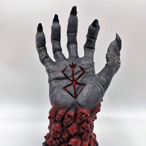 Statuetta Scheletro di Halloween, Figura Berserk, Statua della Mano di Dio, Ornamento Artigianale in Resina, Decorazione da Scrivania, Accessori Spaventosi - Product Image 4