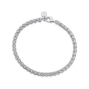 Dylam 925 Sterling <b>Silver</b> Women 18K Gold Plated Nickel-Free Hypoallergenic Jewelry Hip Hop Chunky <b>Cuban</b> <b>Link</b> <b>Chain</b> Bracelet - Product Image 1