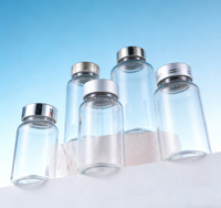 Conteneur de capsules pour animaux de compagnie personnalisé et économique, 150 ml, flacon en plastique transparent vide pour compléments alimentaires, vitamines, pilules, pour l'emballage