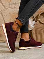 Baskets légères rétro pour femmes, en patchwork, à lacets, confortables, décontractées, pour tous les jours et les activités de plein air