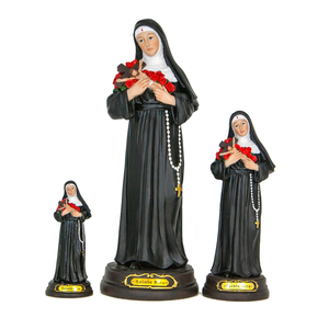 Estatua de Resina Personalizada de Personaje de Monja de Estilo Europeo, <span class=keywords><strong>Santa</strong></span> <span class=keywords><strong>Rita</strong></span>, Recuerdo Religioso para Iglesia, Regalo - Product Image 6
