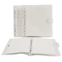 Organiseur de budget en PVC transparent A4-A7, reliure spirale thermique, couverture de livre transparente pour planificateur financier, organisateur de cadeaux