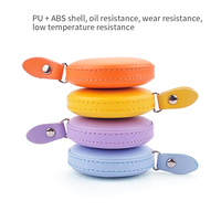 1.5 mètres en cuir PU personnalisé doux Double échelle corps couture règle Flexible ruban à mesurer rétractable