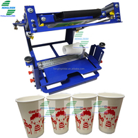 Máquina de Serigrafía para Vasos de Papel, Plástico PP y PET, Impresora de Logotipos en Vasos y Tazones Desechables