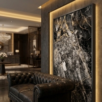 Carrelage en porcelaine effet marbre de luxe Foshan 1200x2400, grandes dalles pour sol et mur, pierre frittée