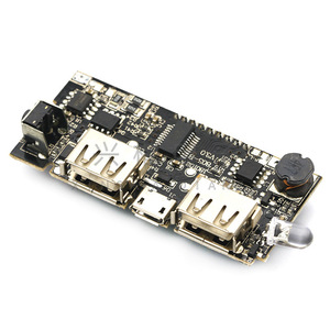 Placa de carga de batería DIY 18650 con doble salida USB y pantalla, 57x28mm - Product Image 4