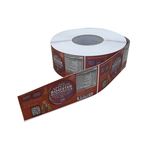 Etichetta Adesiva Impermeabile in PVC Argento per Bottiglia di Medicina Liquida Stimolante dell'Appetito Personalizzata - Product Image 2