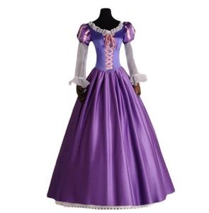 Disfraz de Princesa Lepe Morado para Adultos y Niños, Disfraz Elegante para Actuaciones - Product Image 1