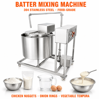 Mélangeur de pâte pour la préparation de préparations de marinade pour fruits de mer, capacité de travail de 100 litres, pompe en acier de 1,5 kilowatt