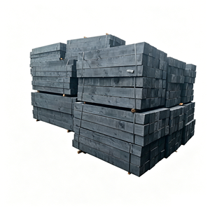Cale <span class=keywords><strong>de</strong></span> voie ferrée en <span class=keywords><strong>bois</strong></span> imprégnée d'huile TB/T 3172-2007, <span class=keywords><strong>bois</strong></span> robuste anti-corrosion pour la construction <span class=keywords><strong>de</strong></span> voies ferrées à gauge standard - Product Image 5