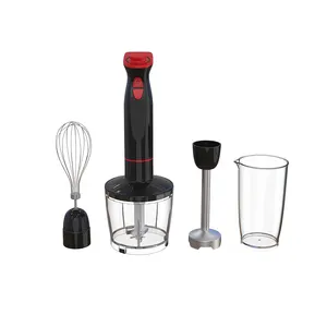 Elettrodomestico da cucina di qualità garantita resistente 4 in 1 mixer chopper 600ml becher immersione bastoncino frullatore