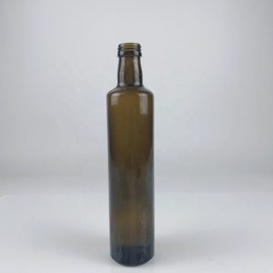 Vente en gros pas cher bouteille ronde vide vert foncé de 200ml bouteille d'huile d'olive <span class=keywords><strong>250</strong></span> ml 500ml 700ml - Product Image 1