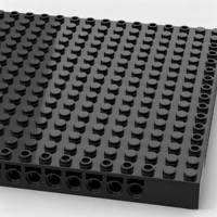 Pack de connecteurs pour blocs de construction sans plaque de base, compatible avec les plaques de base 16x16, pour décoration murale DIY Pixel Art, jouet, pièces de rechange