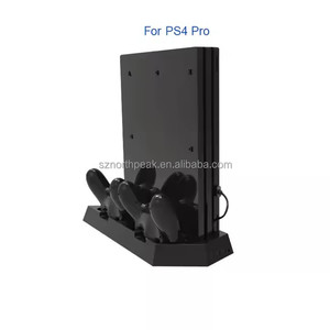 Tp4-023b Trò chơi giao diện điều khiển cho Dobe <span class=keywords><strong>PS4</strong></span> Đa-Chức năng sạc đứng cho <span class=keywords><strong>PS4</strong></span> Slim Quạt làm mát cho <span class=keywords><strong>PS4</strong></span> Slim Pro Trò chơi phụ kiện - Product Image 5