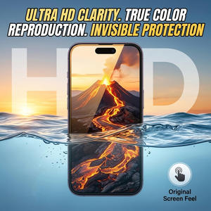 ฟิล์มกระจกนิรภัย OEM KK9 สำหรับ iPhone 18/18Pro/18 Pro Max รุ่นใหม่ ความแข็ง 9H+ ป้องกันการกระแทก ฟิล์มใส - Product Image 3