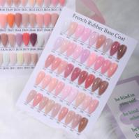 Hema & TPO gratuit KNC Pro base en caoutchouc pour ongles 45 couleurs marque privée personnalisée en gros brillant Gel pour ongles Uv 3 en 1 pour Nail Art