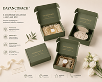 Boîte cadeau en carton rigide mat recyclable et écologique personnalisable pour l'emballage alimentaire