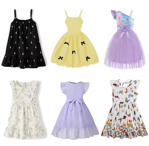 Vestidos de Verano para Niñas Wwn 2026, Lotes Mixtos de Vestidos de Verano para Niñas, Tela Ligera - Product Image 1